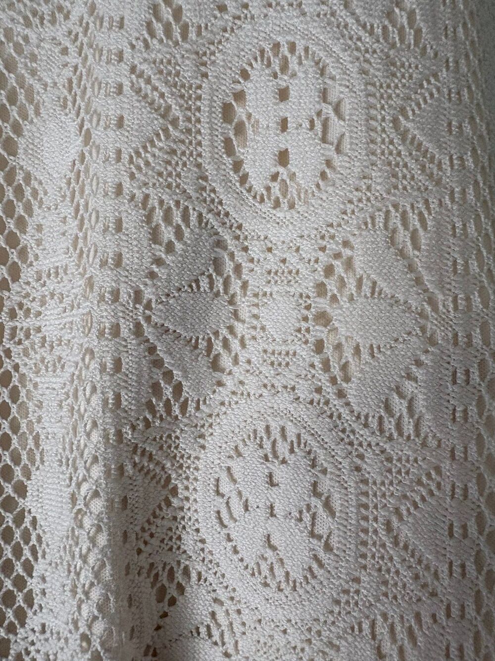 White Lace Halter Mini Dress XS S Junior Boho Western Country Angelcore Skater - Picture 6 of 8